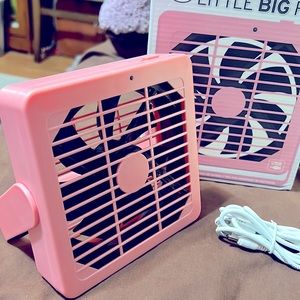 USB Pink Little Desktop Fan - Computer Table - BRAND NEW!